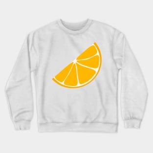 Orange Wedge (white background) Crewneck Sweatshirt